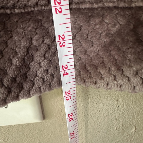 Free Country Brown Driftwood Fleece Medium Textured Zip Up Jacket w/ Collar - Picture 8 of 10